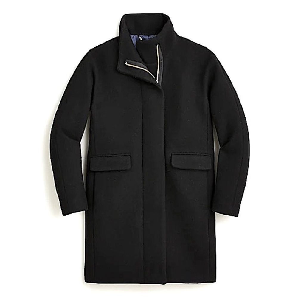 J. Crew Black Pea Coat
